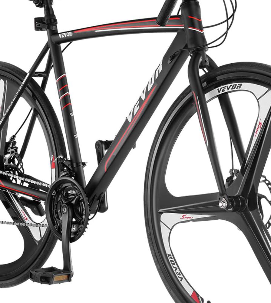 Amazon.com : VEVOR Road Bike, 700C Wheels Racing Bike, Shimano 21